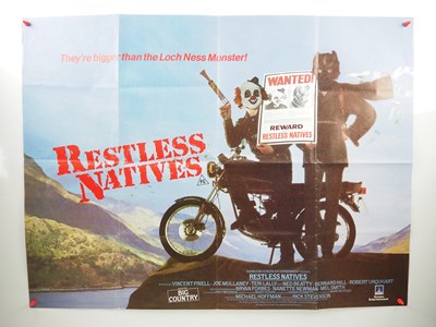 Lot 516 - RESTLESS NATIVES (1985) - A UK Quad film...