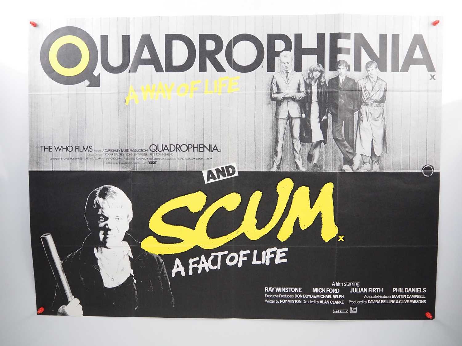 Lot 536 - QUADROPHENIA / SCUM (1979) - UK Quad double...