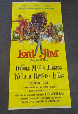 Lot 68 - LORD JIM (1965) - A three sheet movie poster -...