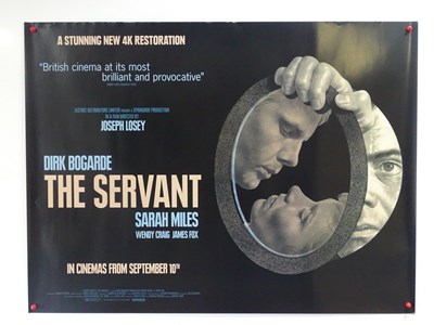 Lot 72 - THE SERVANT (1963 - 4K) - A UK Quad movie...