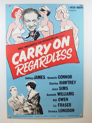 Lot 23A - CARRY ON REGARDLESS (1961) - UK One Sheet film...
