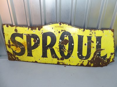 Lot 44 - SPROUL (62" x 24" at widest point) - enamel...