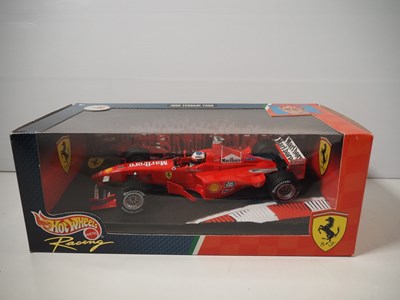 Lot 10 - A pair of HOTWHEELS 1:18 scale Ferrari Formula...