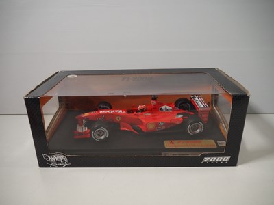 Lot 10 - A pair of HOTWHEELS 1:18 scale Ferrari Formula...