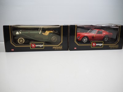 Lot 107 - A group of BBURAGO 1:18 scale cars - VG in G...
