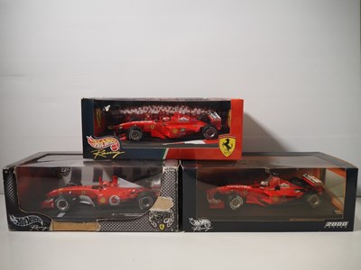 Lot 11 - A group of HOTWHEELS 1:18 scale Ferrari...
