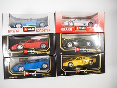 Lot 115 - A group of BBURAGO 1:18 scale 1980s and 1990s...