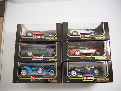 Lot 117 - A group of BBURAGO 1:18 scale sports cars - VG...