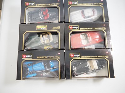 Lot 117 - A group of BBURAGO 1:18 scale sports cars - VG...