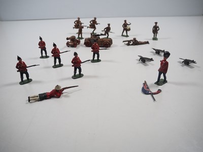 Lot 129 - A group of pre war BRITAINS lead figures, to...