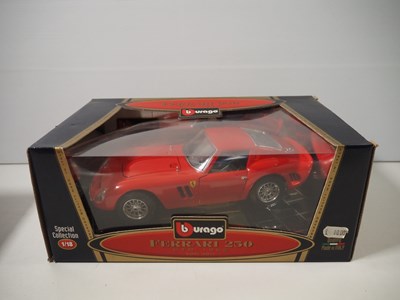 Lot 13 - A group of HOTWHEELS and BBURAGO 1:18 scale...