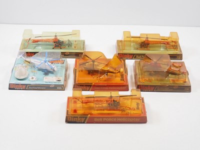 Lot 137 - A group of DINKY helicopters comprising 3x 732...