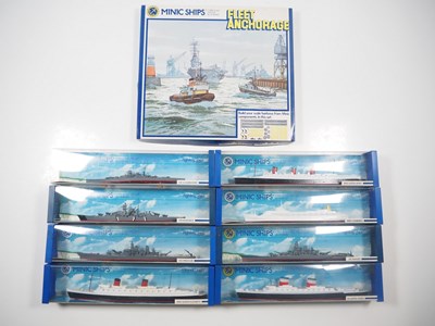 Lot 138 - A group of TRI-ANG MINIC Ships by HORNBY...
