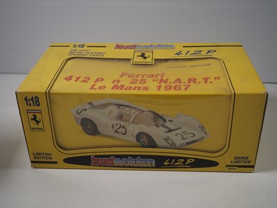 Lot 14 - A pair of 1:18 scale Ferrari racing cars by...