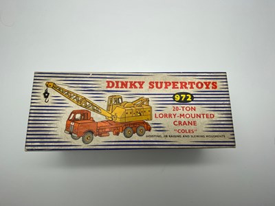 Lot 150 - A DINKY No 972 20-ton Coles lorry mounted...
