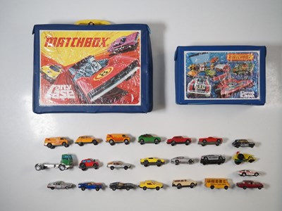 Lot 16 - A pair of MATCHBOX 1970s carry cases both...
