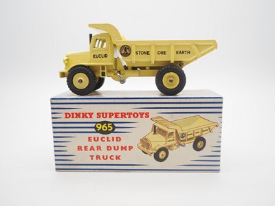 Lot 169 - A DINKY No 965 Euclid Rear Dump Truck - yellow,...