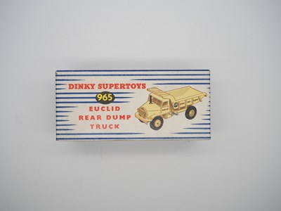 Lot 169 - A DINKY No 965 Euclid Rear Dump Truck - yellow,...