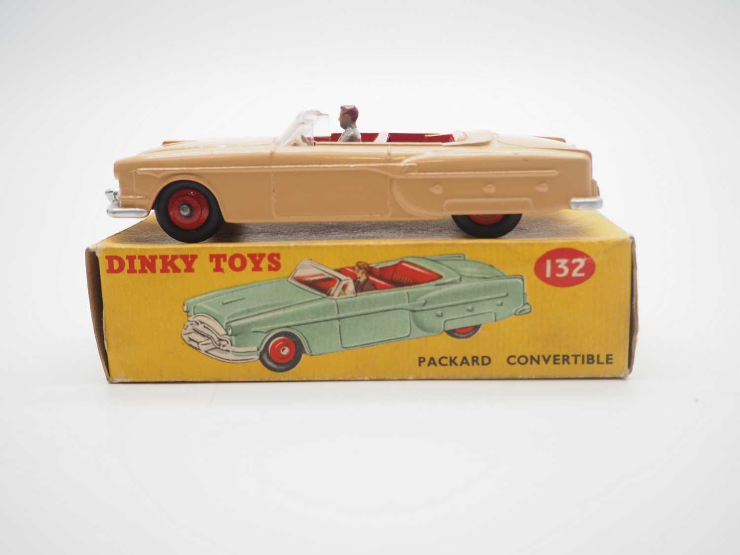 Lot 170 - A DINKY No 132 Packard Convertible - light tan...