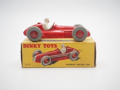Lot 175 - A DINKY No 23n Maserati Racing Car red with...