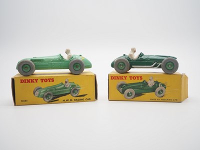 Lot 178 - A pair of DINKY toys racing cars comprising a...