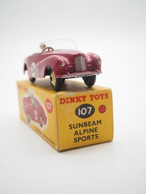 Lot 179 - A DINKY No 107 Sunbeam Alpine Sports Car -...