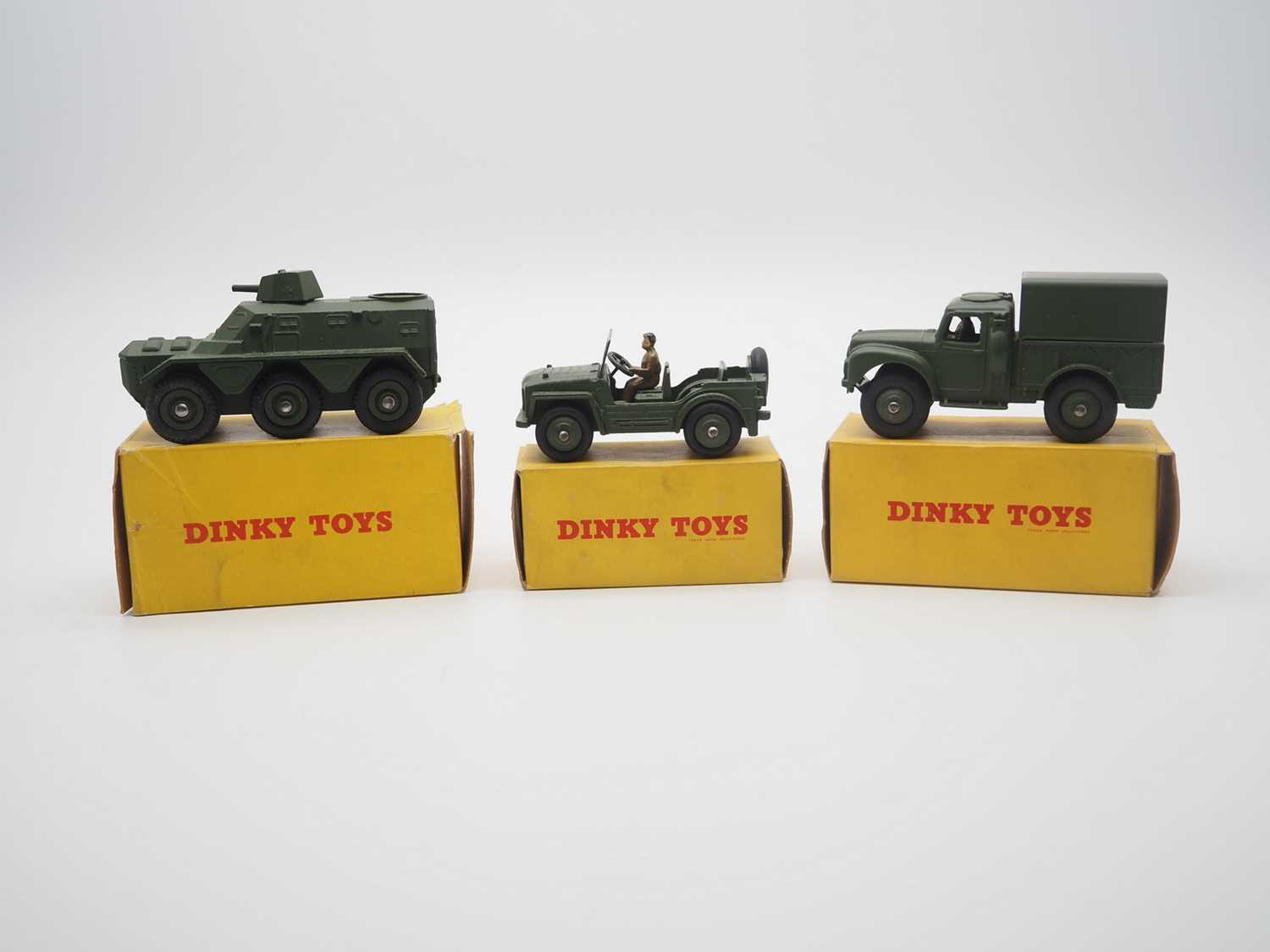 Lot 183 - A group of DINKY military vehicles comprising...