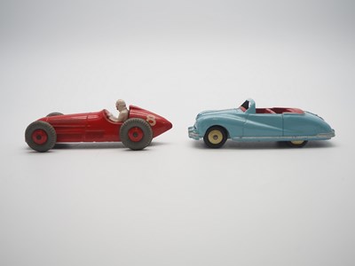 Lot 193 - A group of DINKY cars comprising a 140a (106)...