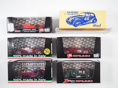 Lot 206 - A group of boxed 1:43 scale models by BRUMM,...