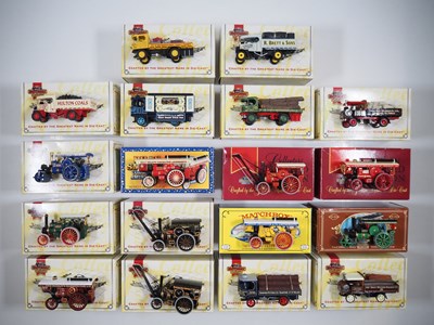 Lot 21 - A group of diecast steam lorries and traction...