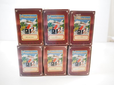 Lot 211 - A group of CORGI trams to include Tramlines...