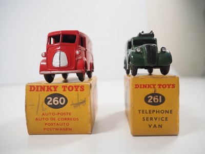 Lot 218 - A pair of DINKY TOYS, comprising of 260 Morris...