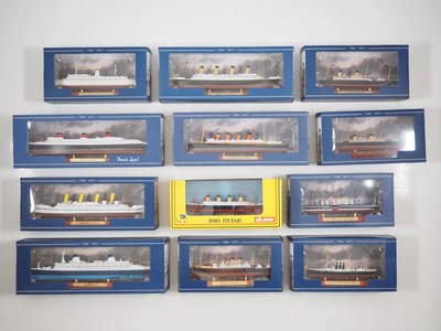 Lot 23 - A group of diecast ship models by ATLAS...