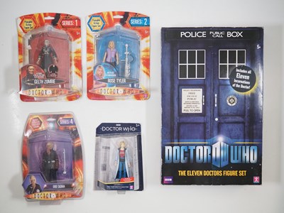 Lot 240 - A group of CHARACTER OPTIONS Dr Who figures...
