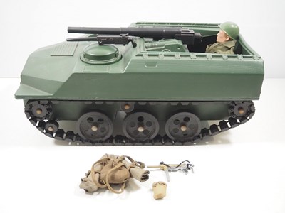 Action man deals spartan personnel carrier