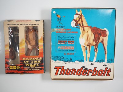 Lot 257 - A pair of MARX Toys JOHNNY WEST Thunderbolt...