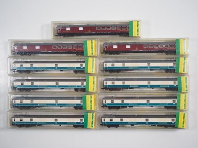 Lot 290 - A group of MINITRIX German outline N gauge...