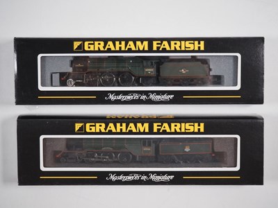 Lot 300 - A pair of GRAHAM FARISH N gauge steam...