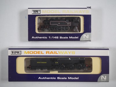 Lot 301 - A pair of DAPOL N gauge steam locomotives...