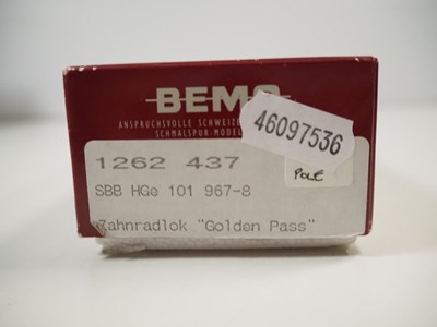 Lot 312 - A BEMO HOe/HOm 1262 437 Swiss outline HGe 101...