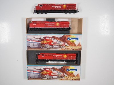 Lot 341 - A group of Canadian outline HO gauge diesel...