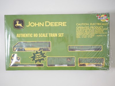 Lot 346 - An ATHEARN John Deere HO gauge train set...