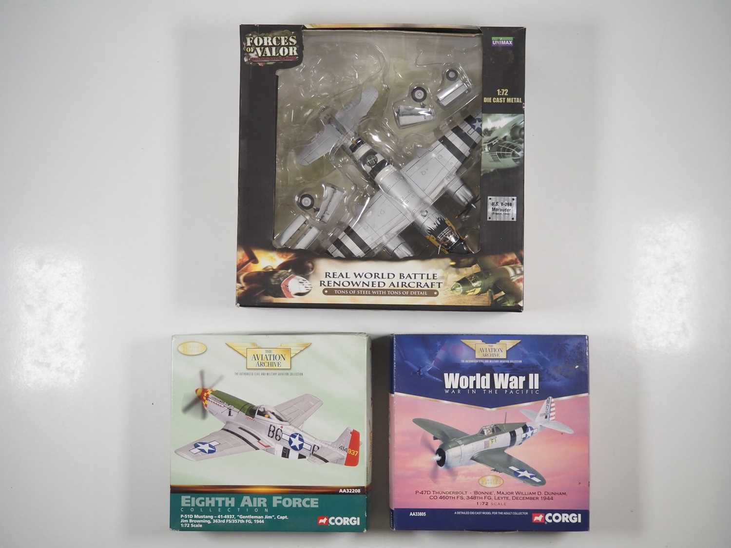 Lot 36 - A group of 1:72 scale WW2 American military...