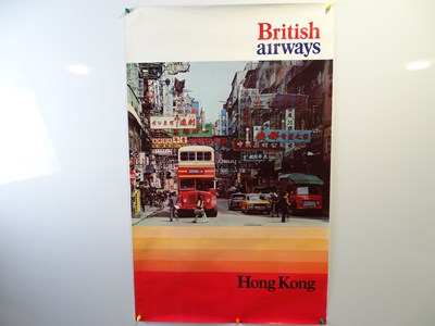 Lot 71 - BRITISH AIRWAYS : HONG KONG (63.5 x 101 cm)...