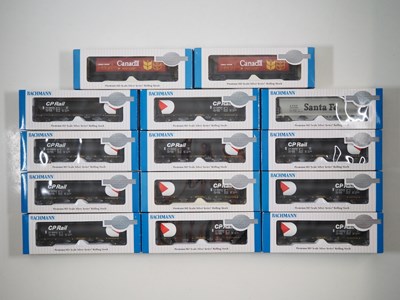 Lot 372 - A rake of BACHMANN Canadian outline HO gauge...