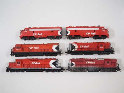 Lot 381 - A group of Canadian outline HO gauge unboxed...