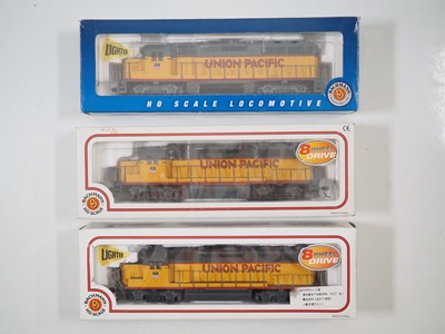 Lot 385 - A group of American outline HO gauge boxed...