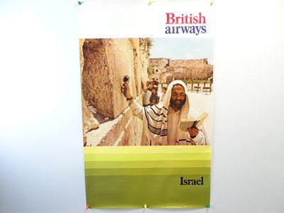 Lot 73 - BRITISH AIRWAYS : ISRAEL (63.5 x 101 cm)...