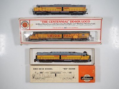 Lot 394 - A group of HO gauge American outline diesel...