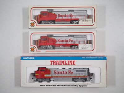 Lot 413 - A group of American outline HO gauge boxed...